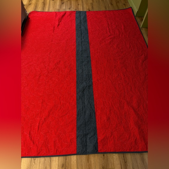 Handmade patchwork quilt - Picture 4 of 6